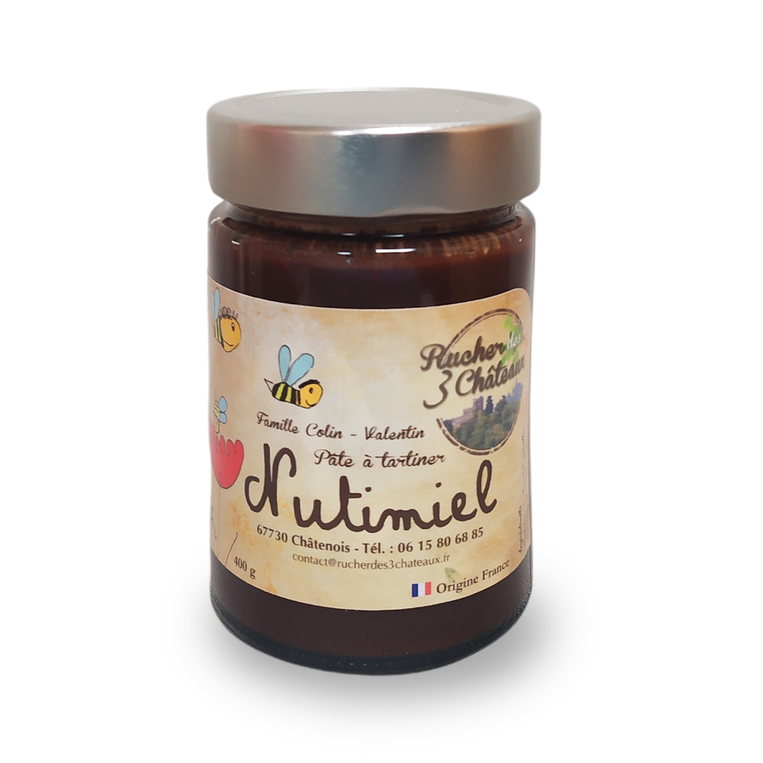 PATE A TARTINER MIEL NOISETTES 250GR - Compotes, confitures, miel